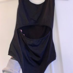 Body suit w cut out